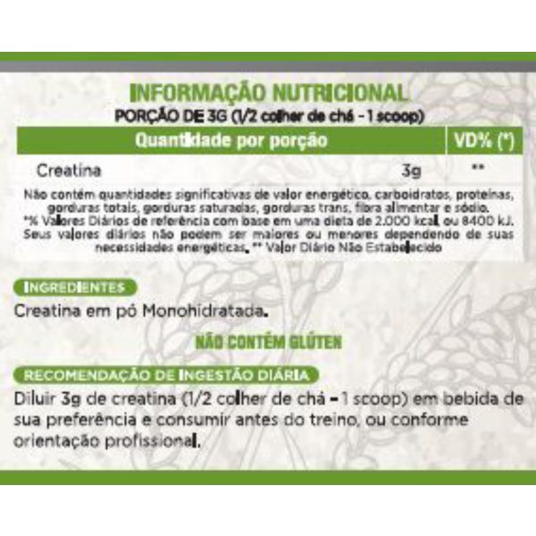 Creatina Vegan 210g Sem sabor - WVegan