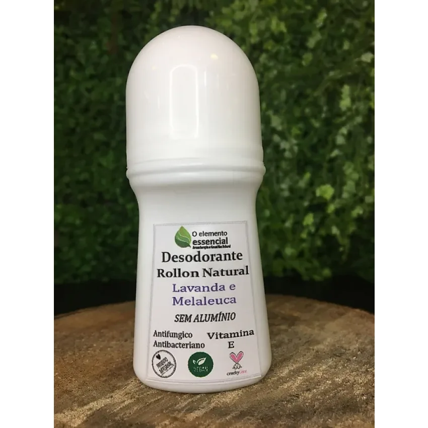 Desodorante Natural Roll On - Lavanda e Melaleuca
