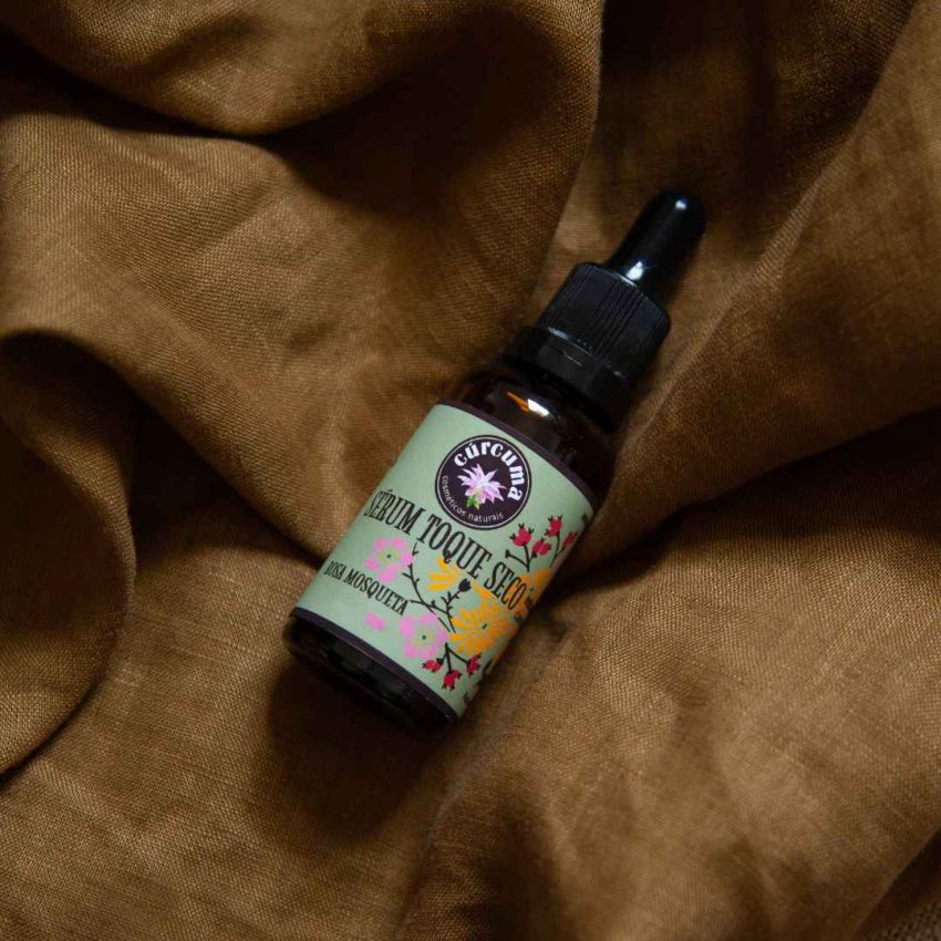 Sérum Facial Toque Seco Rosa Mosqueta Cúrcuma Cosméticos