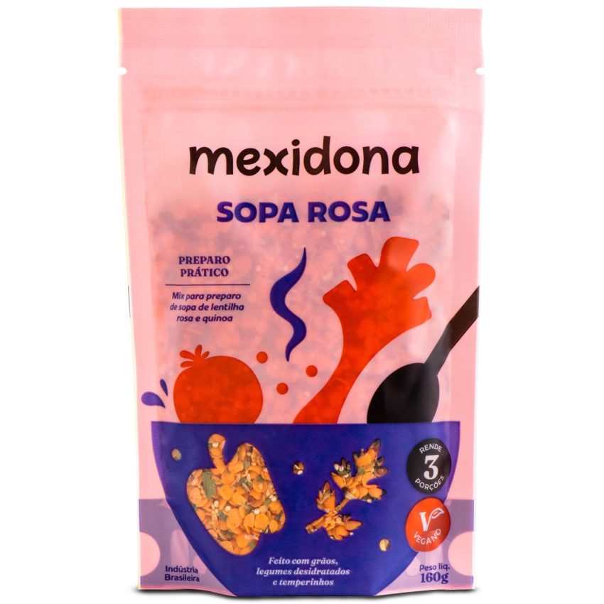 Sopa Rosa PCT 160g - Mexidona