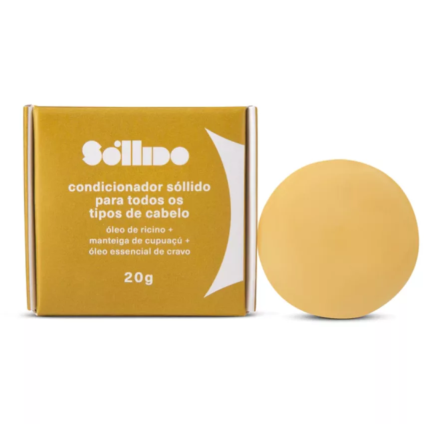 Condicionador Sólido - Todos Tipos de Cabelos 20g - Sóllido