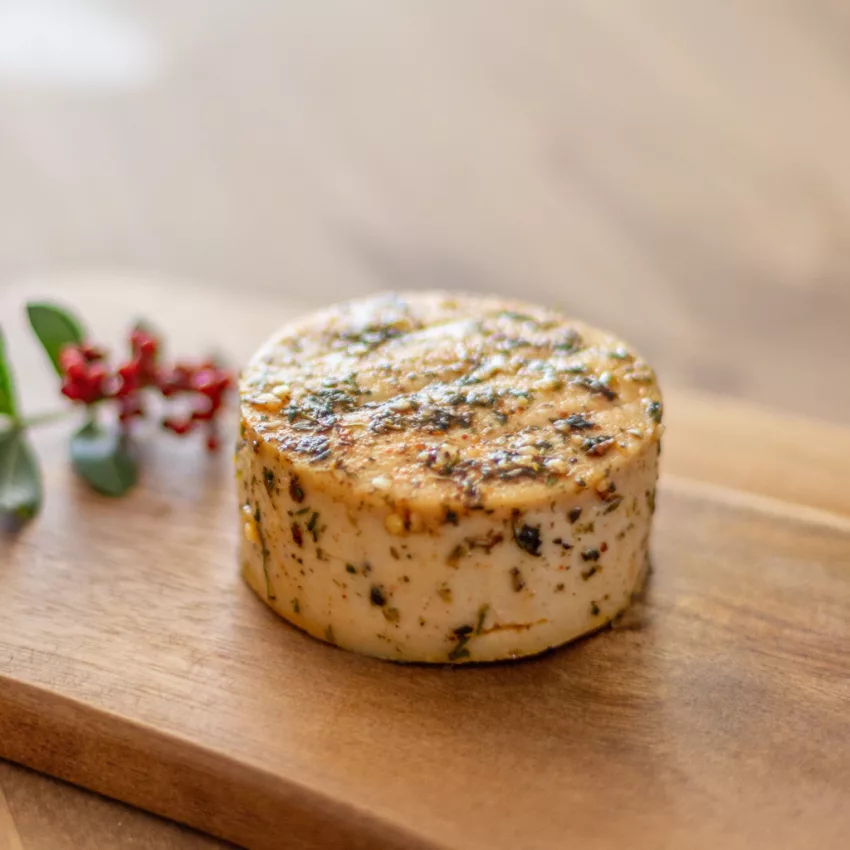 Queijo Vegano Temperado 200g - Cajoo