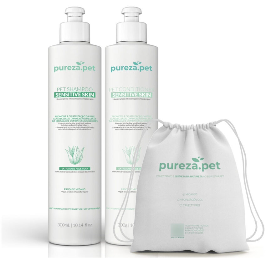 Kit Pele Sensível + Sacola - Pureza Pet