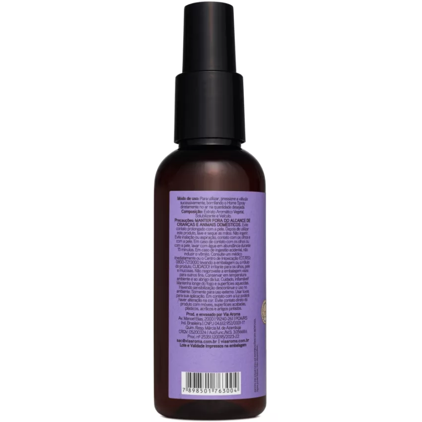 Home Spray - Lavanda 120ml - Aromatherapy - Via Aroma