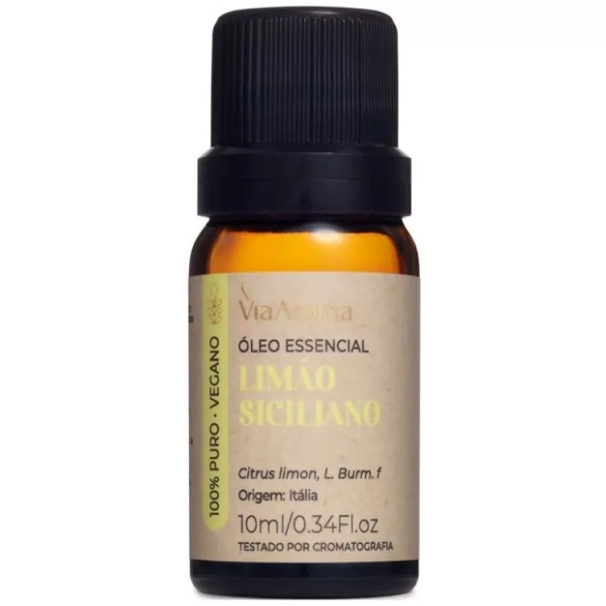 Óleo Essencial de Limao Siciliano 10ml - Via Aroma