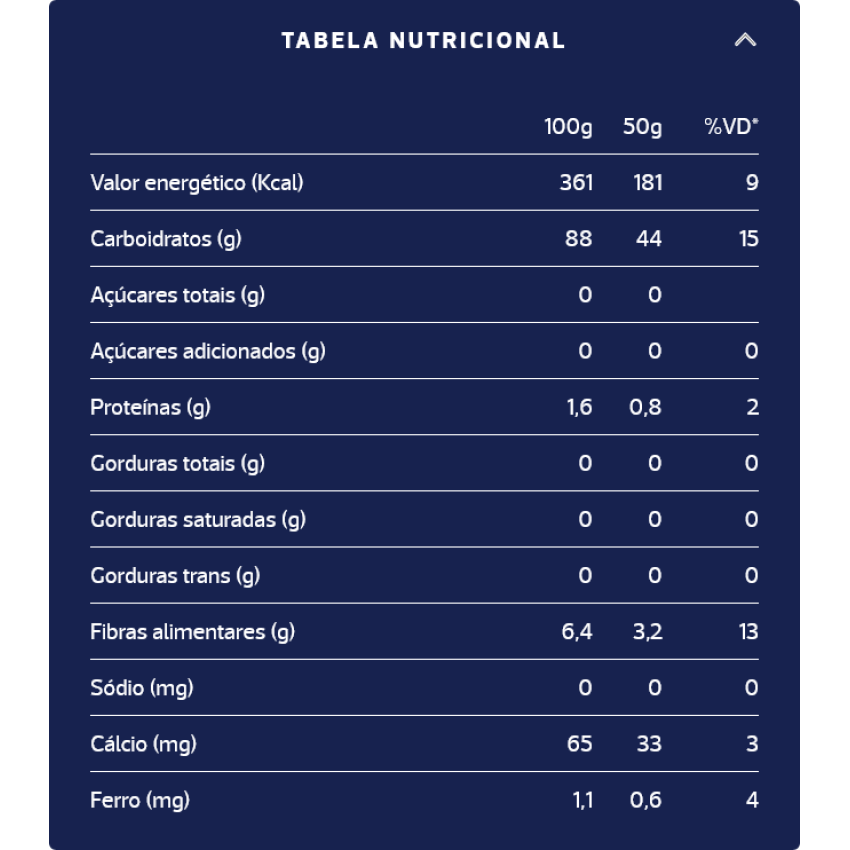Farinha de Mandioca Fina Seca 1kg - Kicaldo