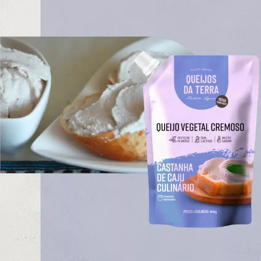 Queijo Cremoso Culinário de Castanha de Caju 180g - Queijos da Terra