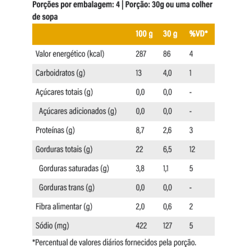 Queijo Cremoso de Castanha de Caju com Tomate Seco e Orégano 180g - Queijos da Terra