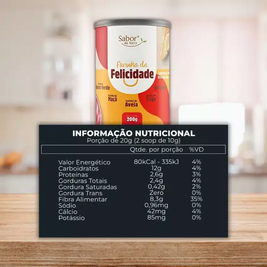 Farinha Da Felicidade 200g - Sabor Da Terra