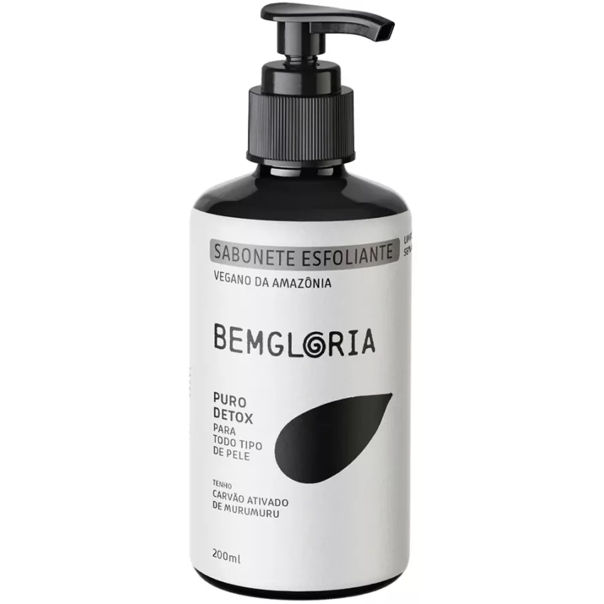 Sabonete Esfoliante Facial - Puro Detox 200ml - BemGloria